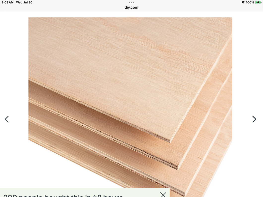 Plywood 5/8 pt