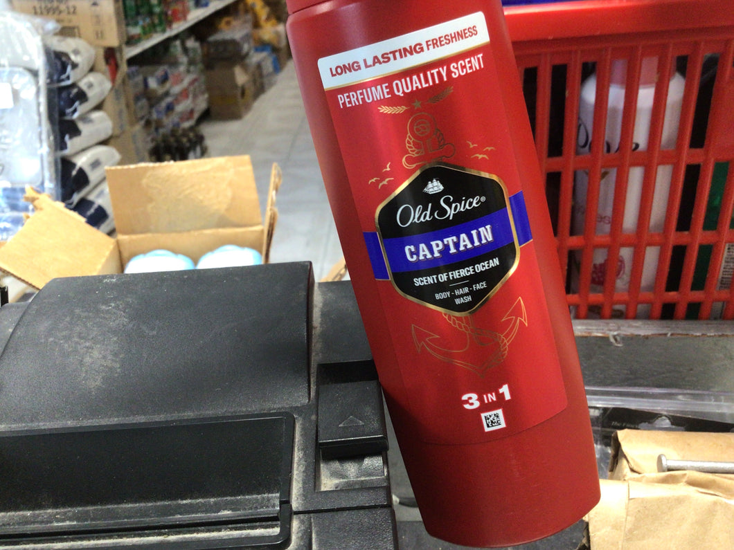 Old spice body wash captain