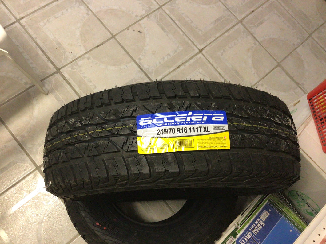 Tires 245/70/16