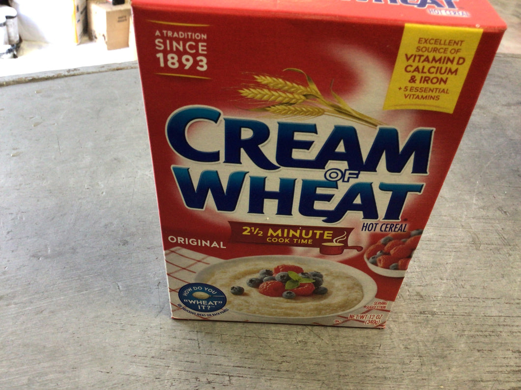 Cream of wheat 12z