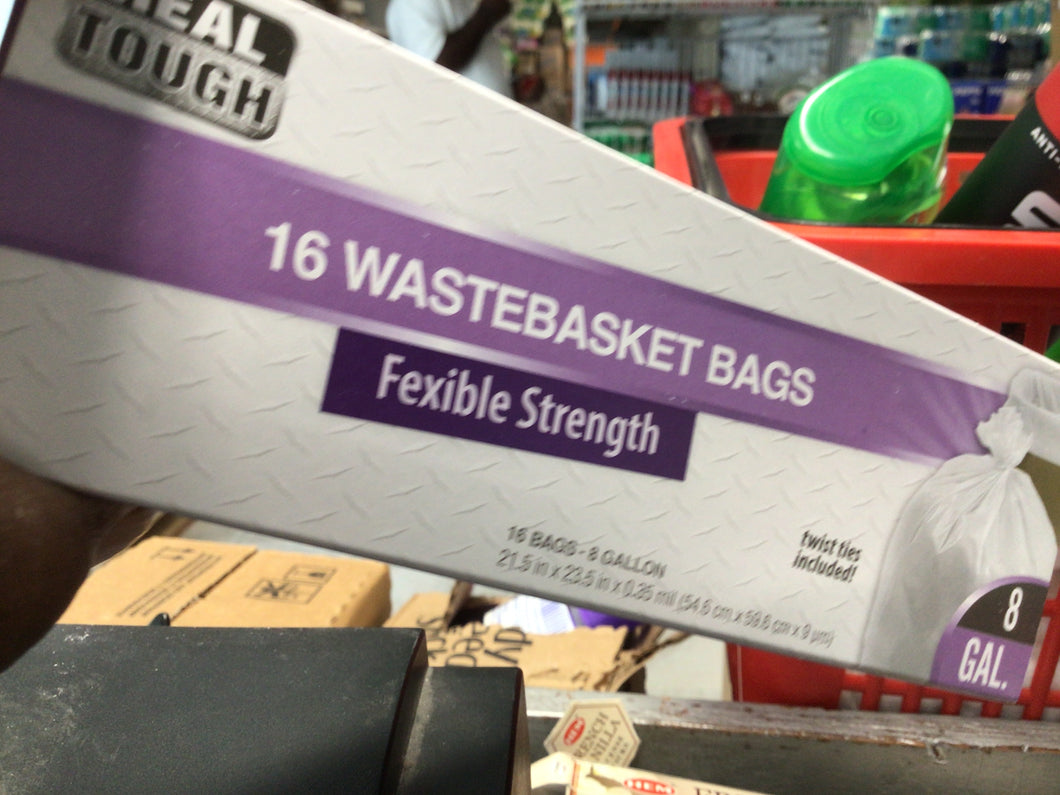 Trash bags 8gal