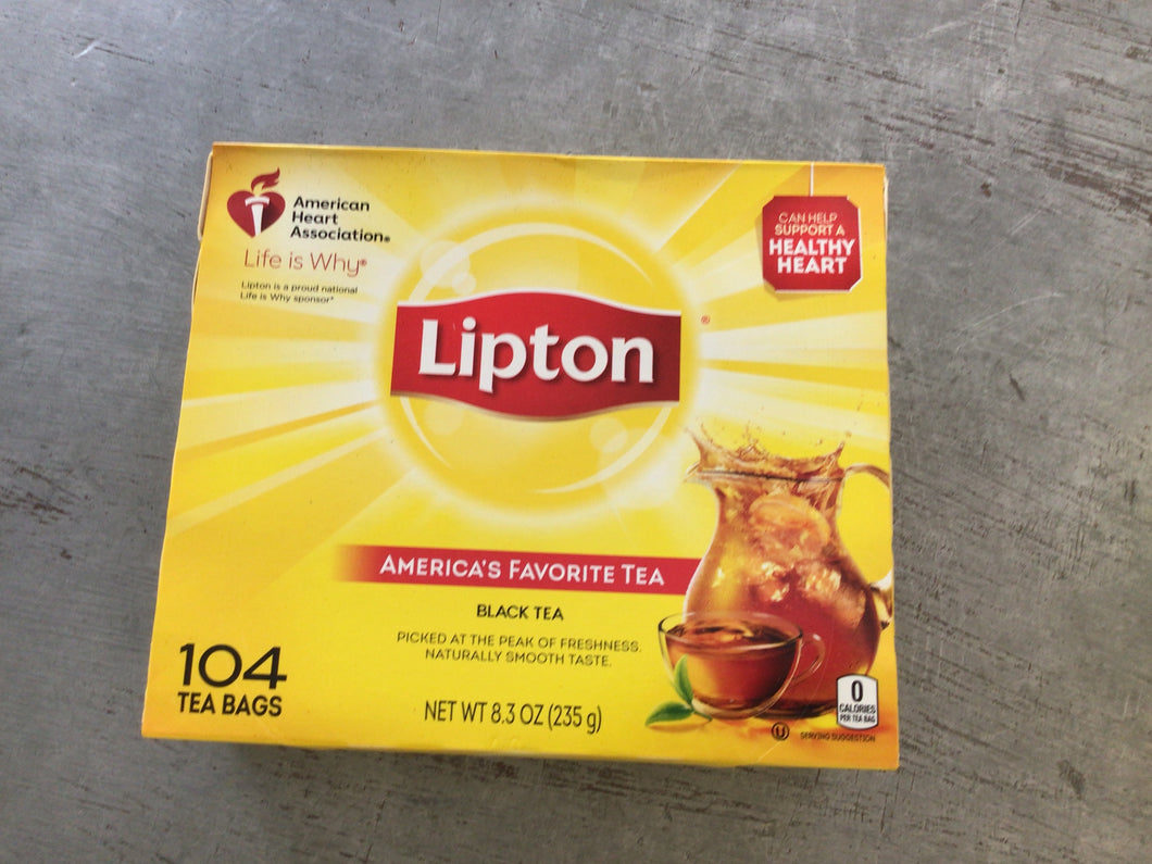 Lipton tea black 104ct