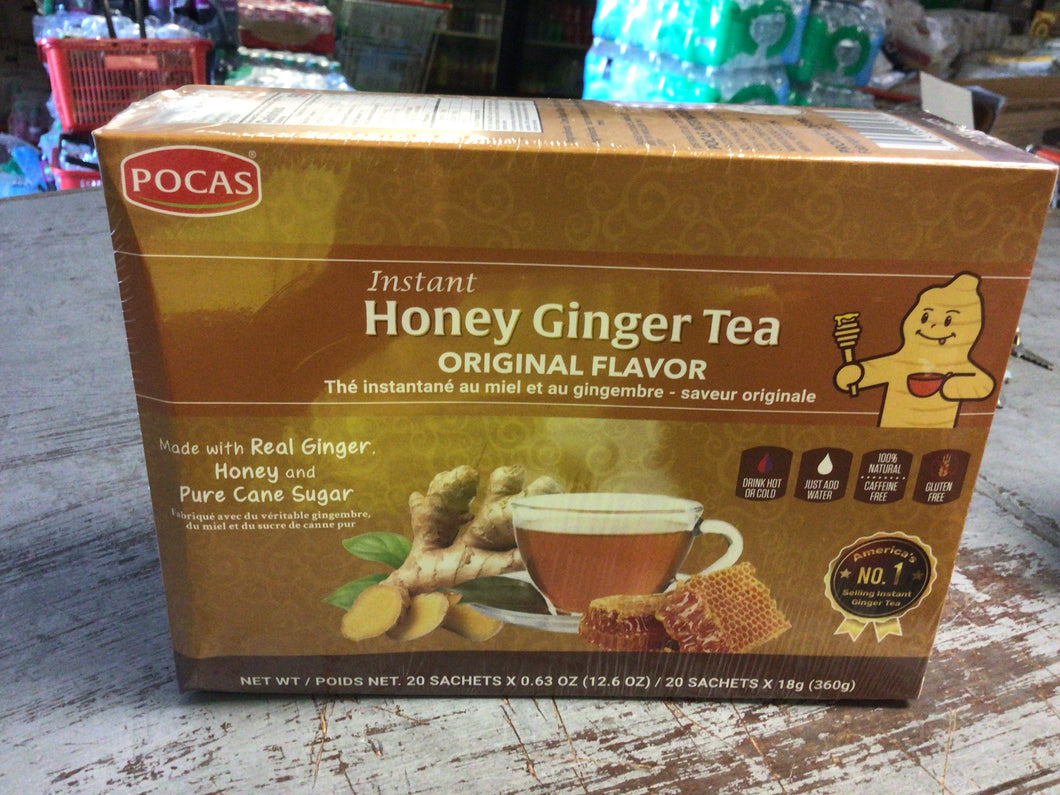 Tea honey ginger instant 20pk