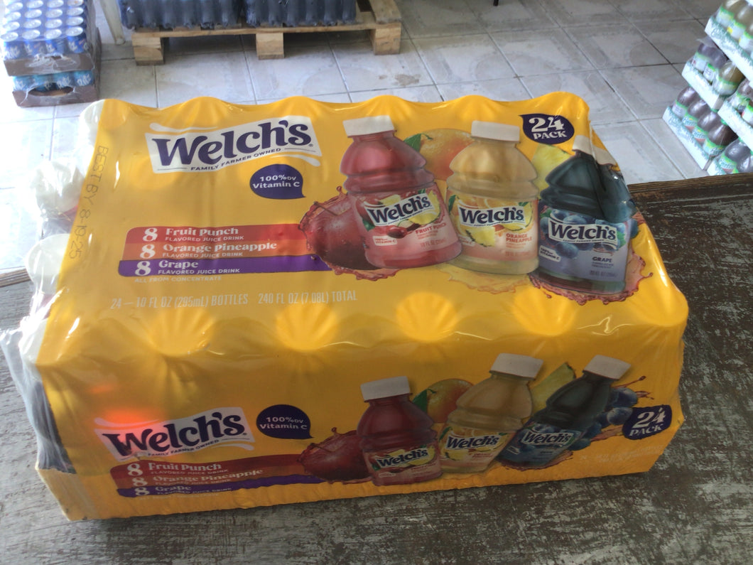 Welch’s juice asst 24pk