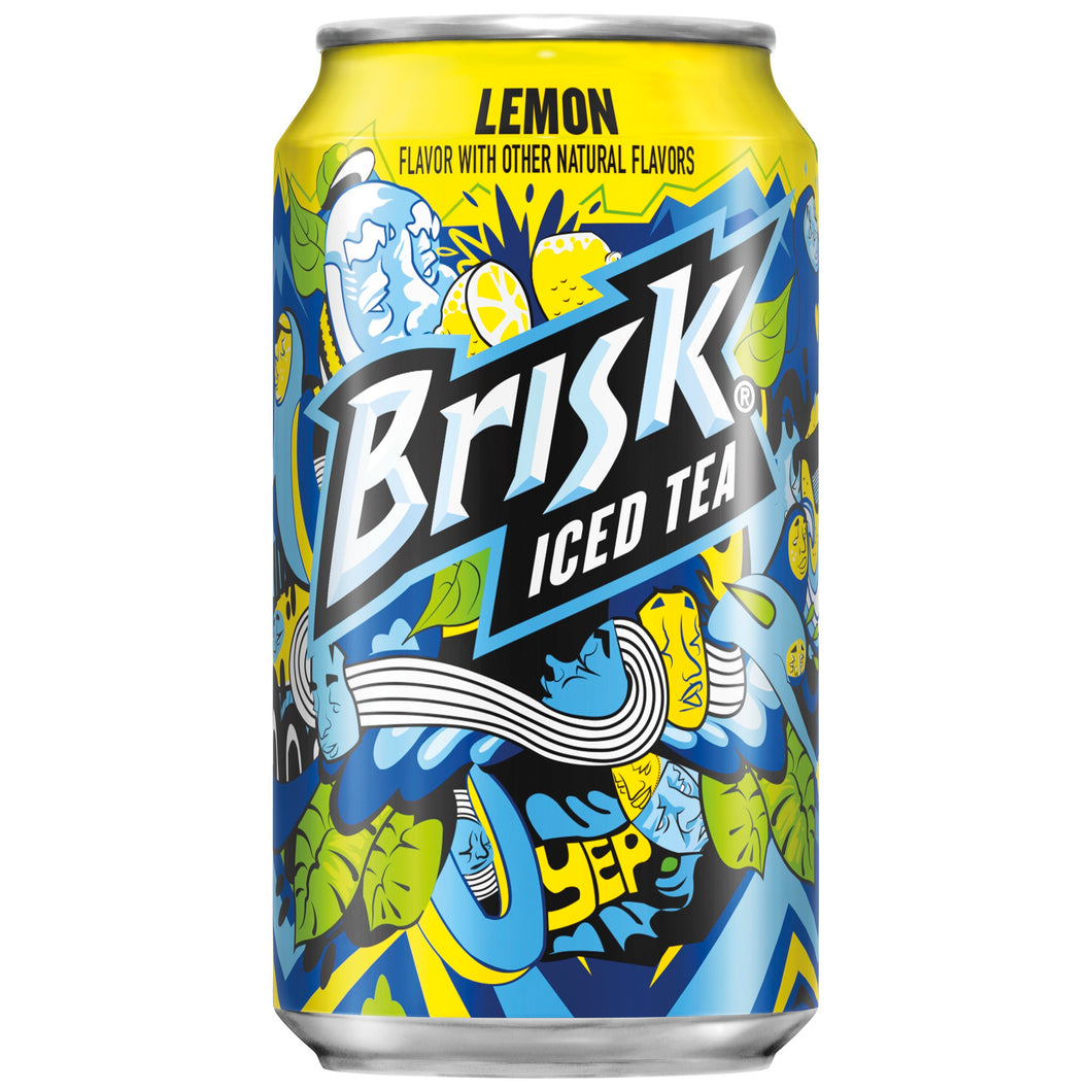 Brisk Iced Tea Lemon, 12 oz