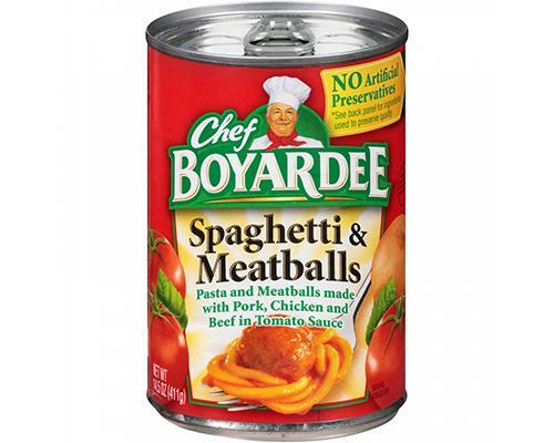 Chef Boyardee Spaghetti and Meatballs