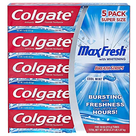 Colgate Max Fresh Toothpaste, 5 pk