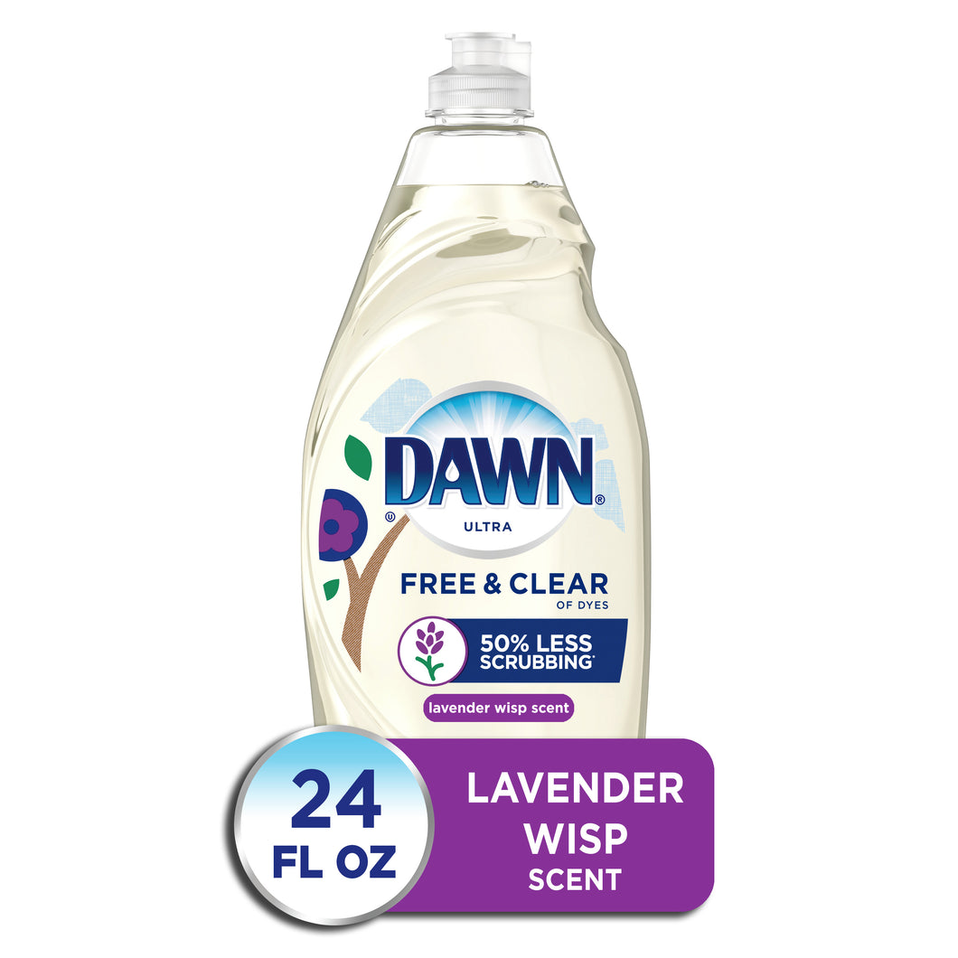 Dawn Ultra Pure Essentials Lavender Scent, 24 oz