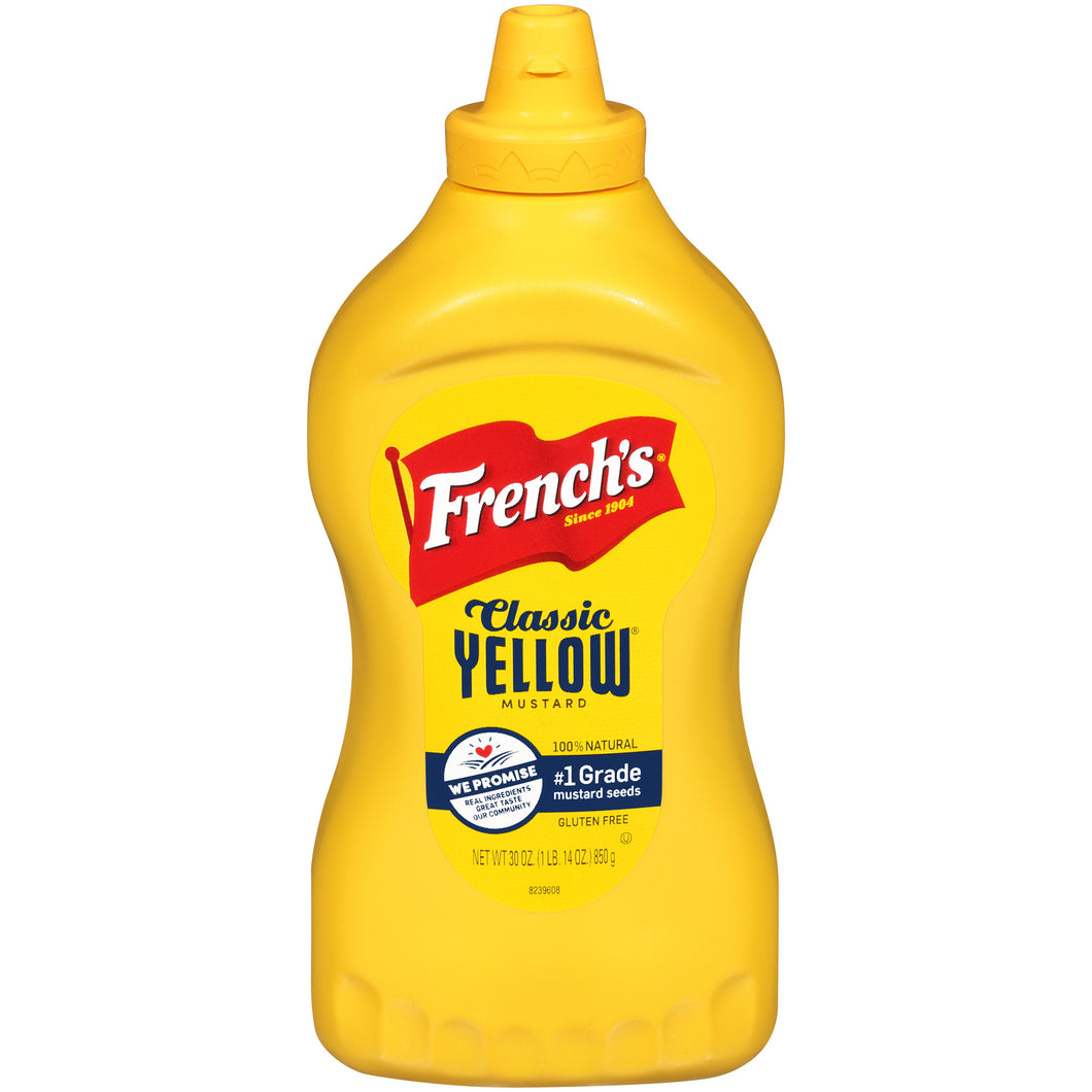 French’s Classic Yellow Mustard, 30 oz