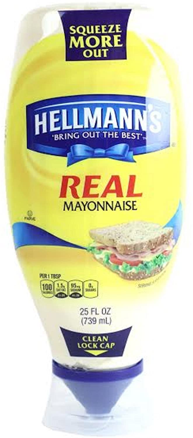 Hellmann’s Real Mayonnaise Squeeze, 25 oz