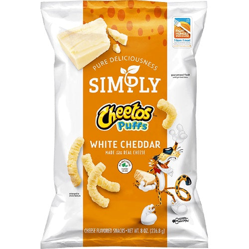 Simply Cheetos Puffs White Cheddar, 1 oz