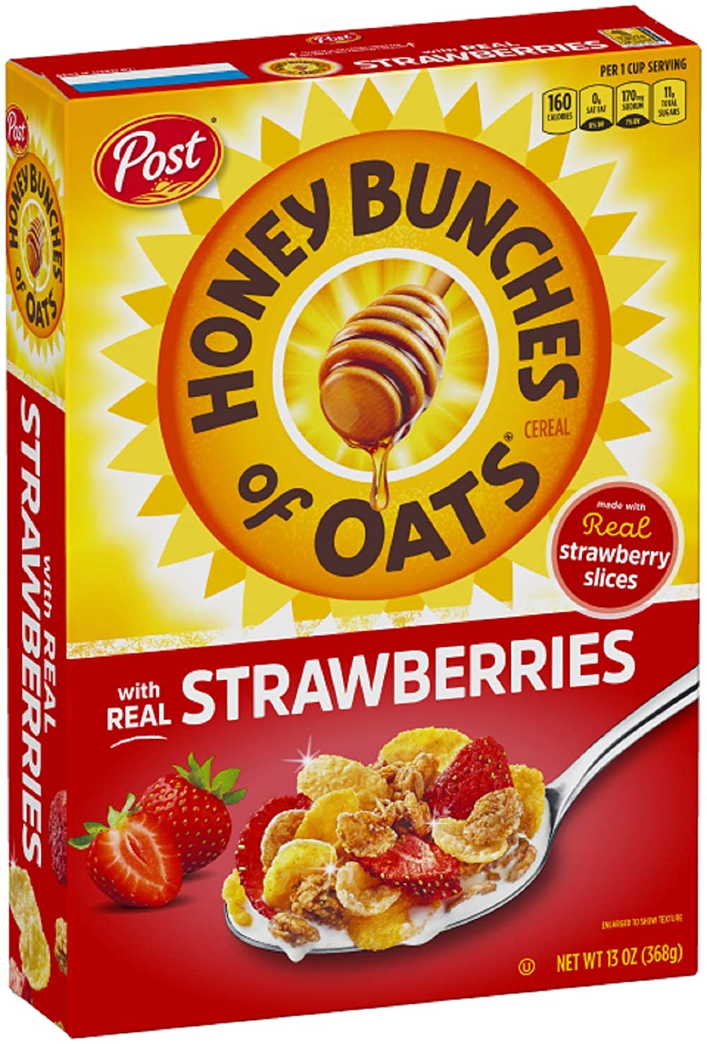 Post Honey Bunches of Oats with real Strawberries, 13 oz
