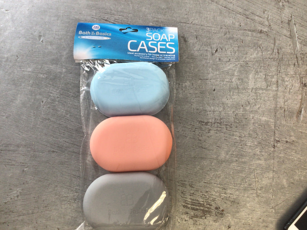 Soap case 3pk