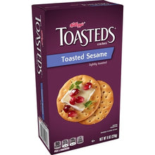 Load image into Gallery viewer, Kellogg’s Toasteds Crackers, 8 oz
