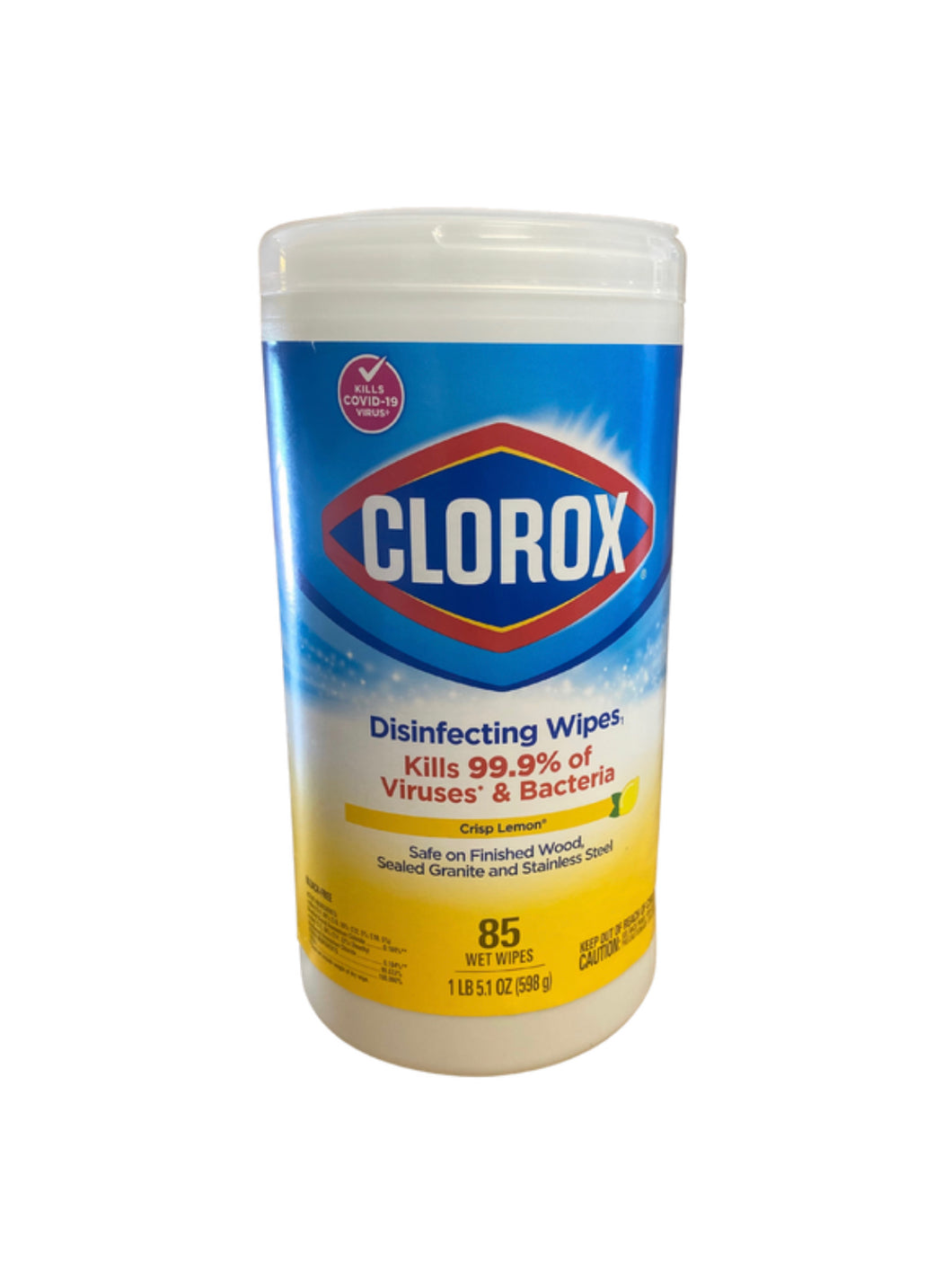 Clorox Disinfecting Wipes Crisp Lemon 85ct