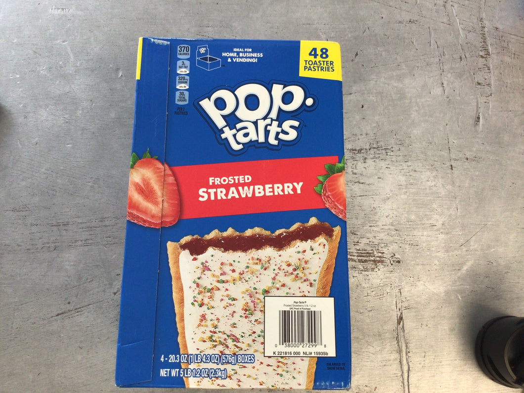 Pop tarts strawberry 48pk