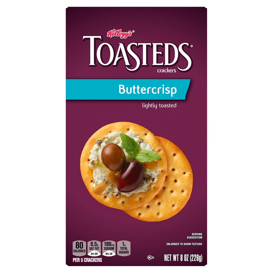 Kellogg’s Toasteds Crackers, 8 oz