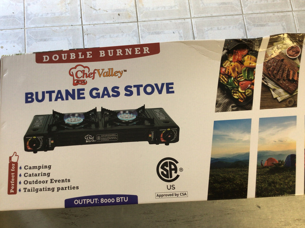Stove gas double burner