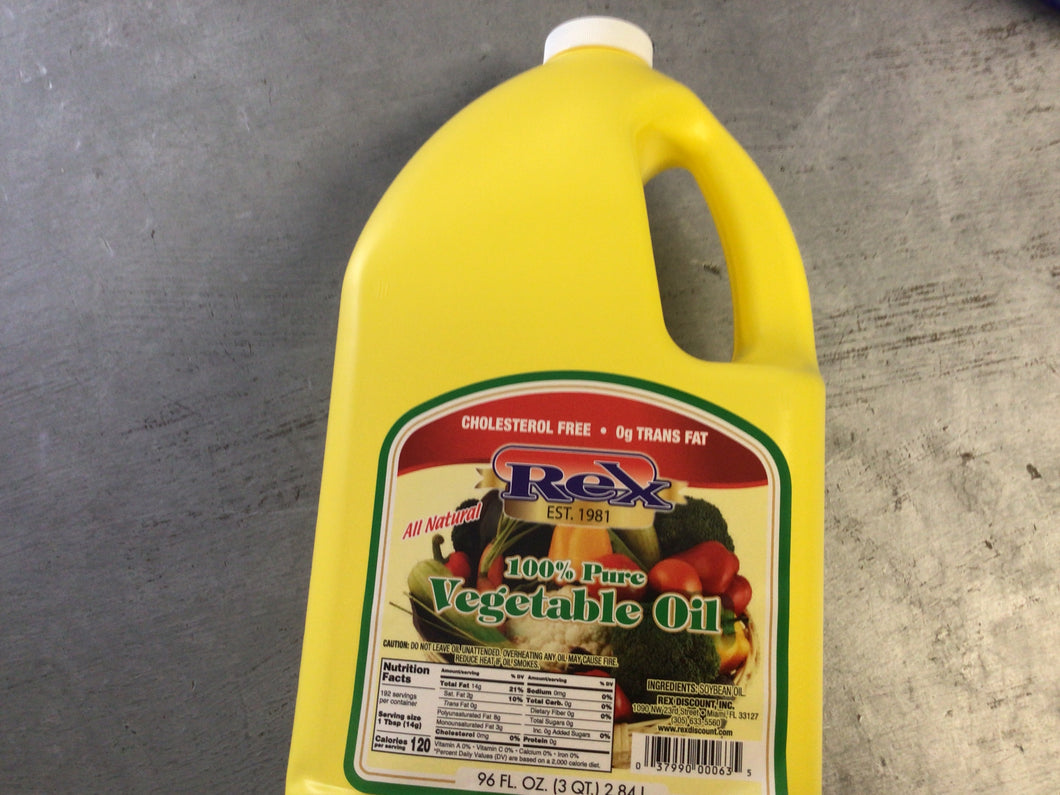 Vegetable oil Rex 3qt