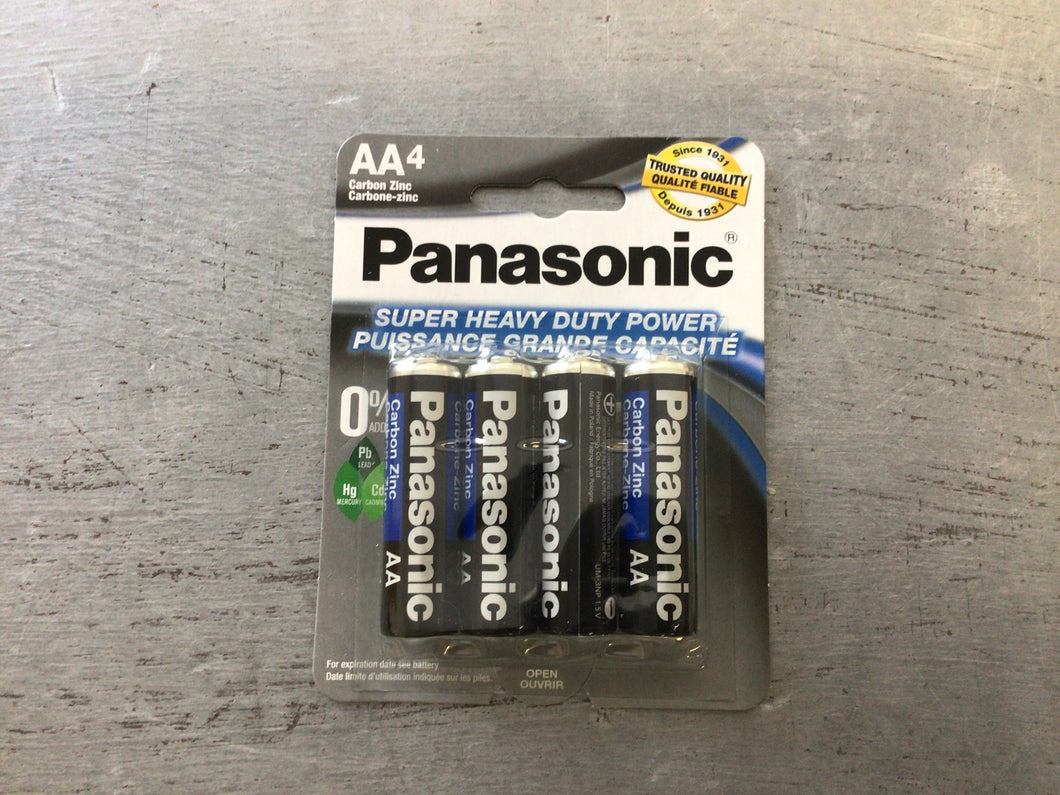 Batteries AA4 Panasonic