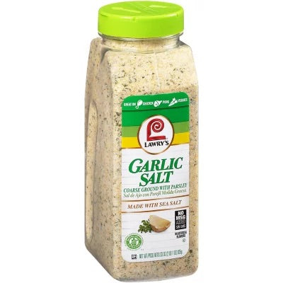 Lawry’s Course Ground Garlic Salt w/ Parsley, 33 oz