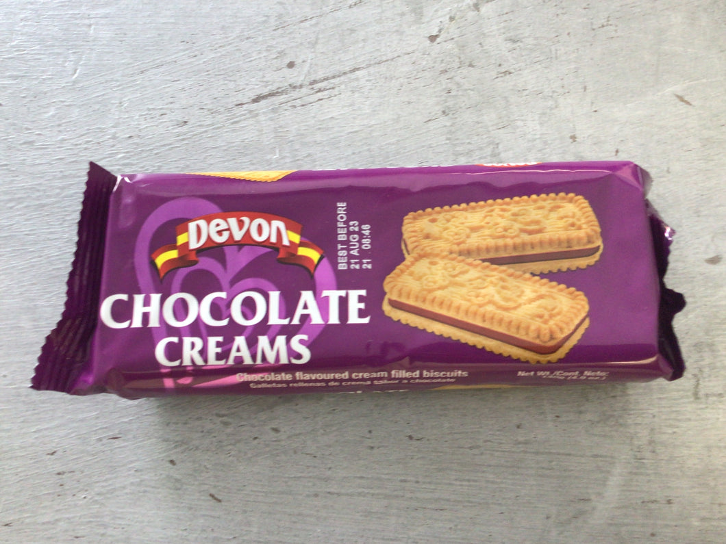 Biscuit chocolate creams