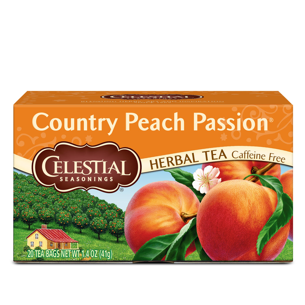 Celestial Seasonings Country Peach Passion Herbal Tea, 20 ct