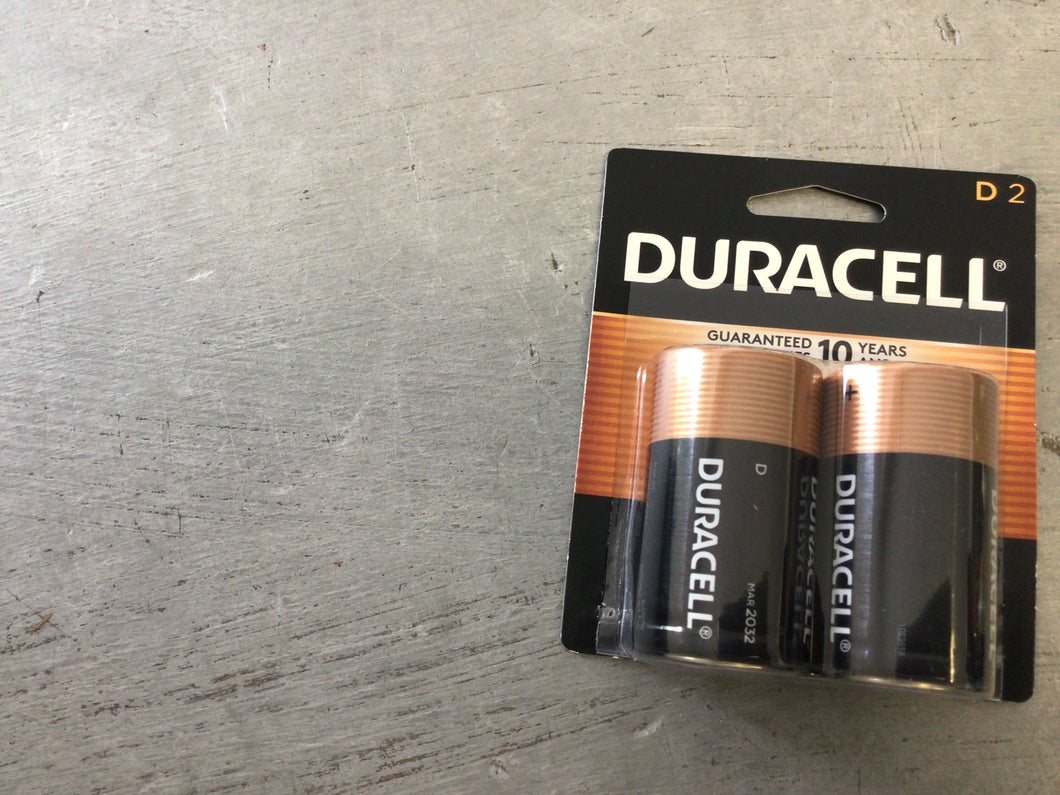 Batteries D2 Duracell