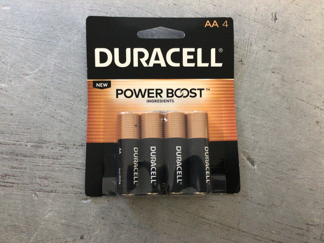 Battery AA Duracell 4pk