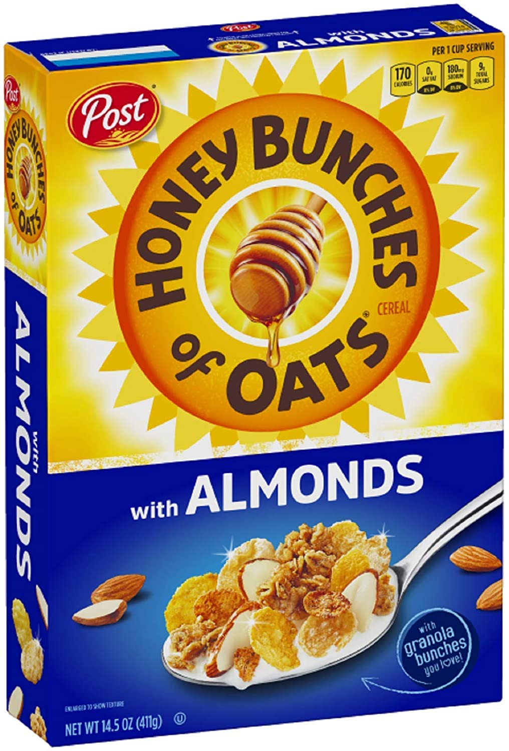 Post Honey Bunches of Oats with Almonds, 14.5oz